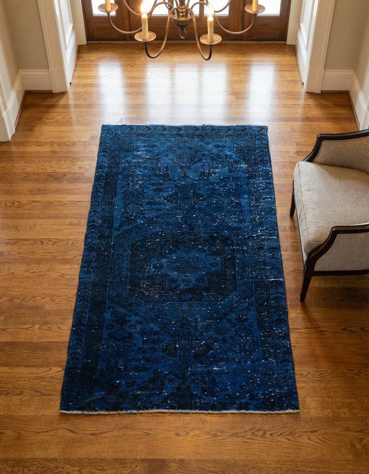 Detail image of 2' 8 x 5' 4 Hand Knotted Ultra Vintage Persian Wool Rug