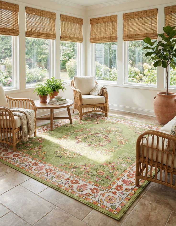 Detail image of 7' 10 x 7' 10 Lucerne Square Rug