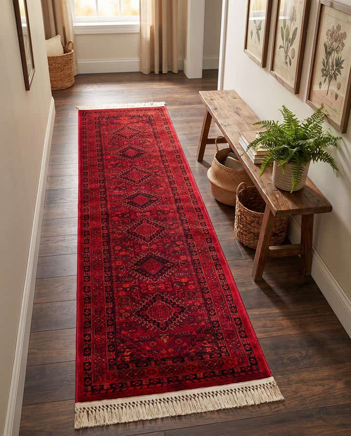 2' x 8' Bokhara Runner Rug