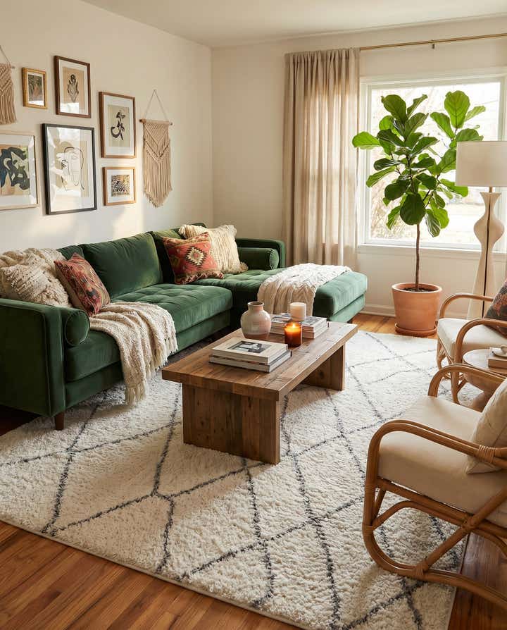 9' x 12' Soft Touch Shag Rug