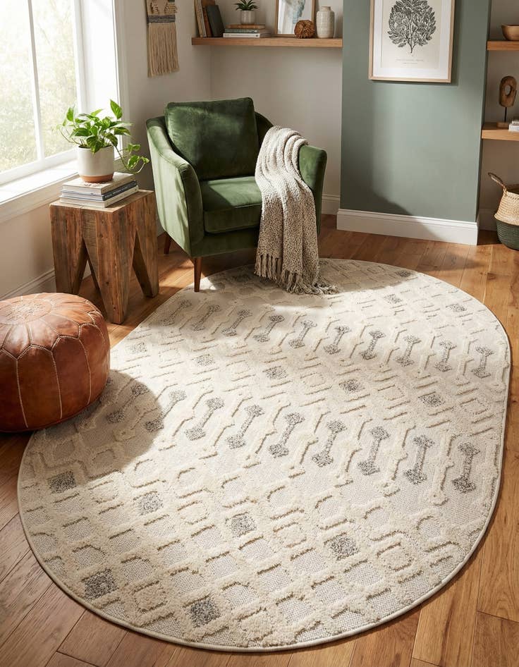 Detail image of 4' x 6' Arlo Oval Rug