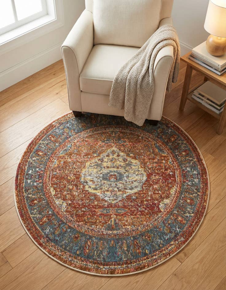 Detail image of 3' 3 x 3' 3 Havana Round Rug