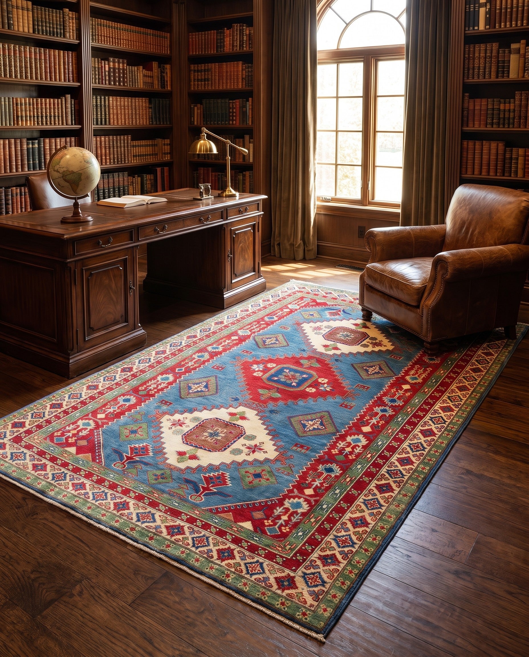 Detail image 3 of 10: 6' x 8' 6 Hand Knotted Kazak Rug