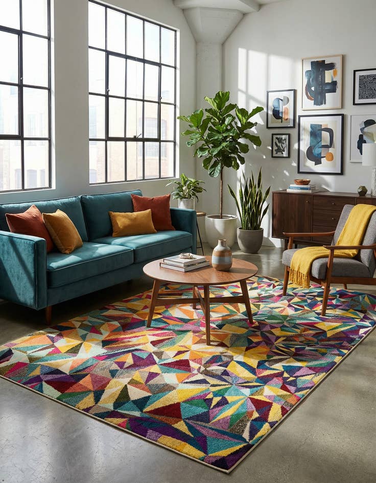 Detail image of 7' x 10' Washable Hyacinth Rug