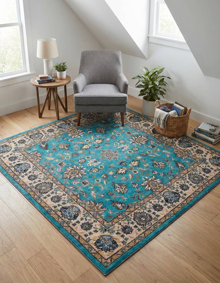 Detail image of 5' 3 x 5' 3 Medina Square Rug