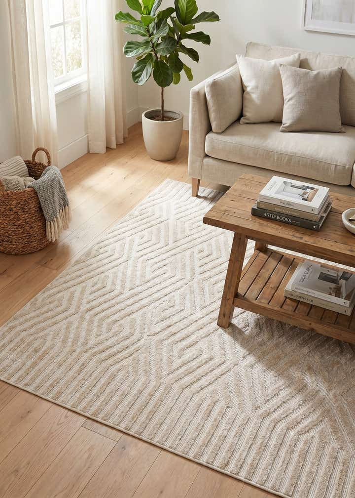 4' x 6' Easy-Clean Sabrina Soto Hudson Indoor / Outdoor Rug