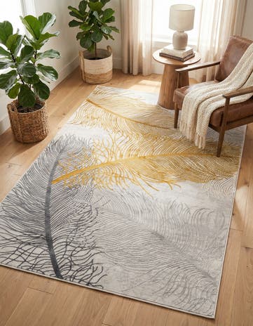 Yellow Gray Finsbury Rug