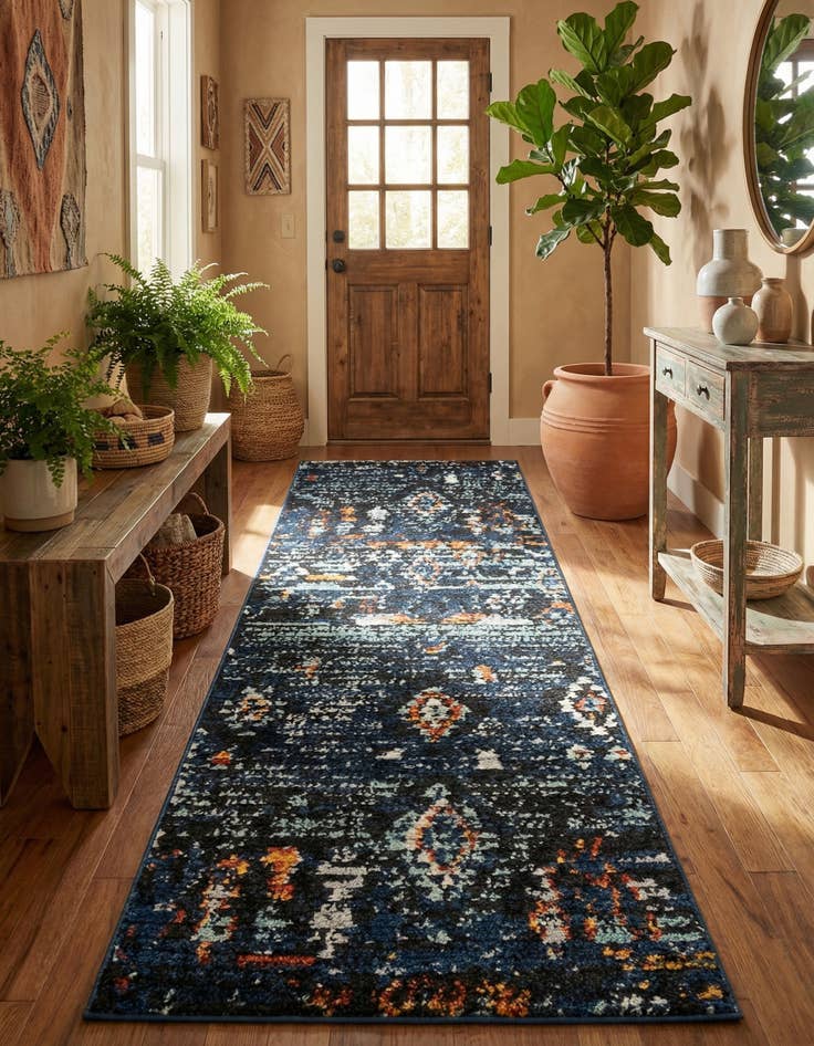 Detail image of 2' 2 x 6' Morocco Runner Rug