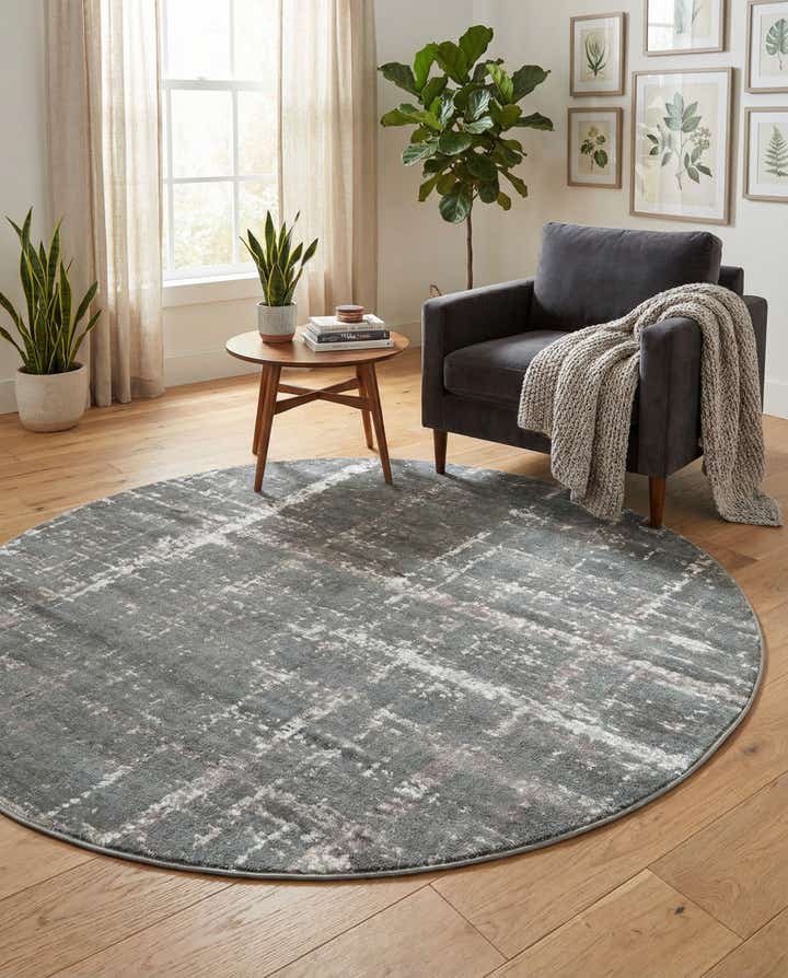 8' x 8' Uptown Lexington Avenue Round Rug