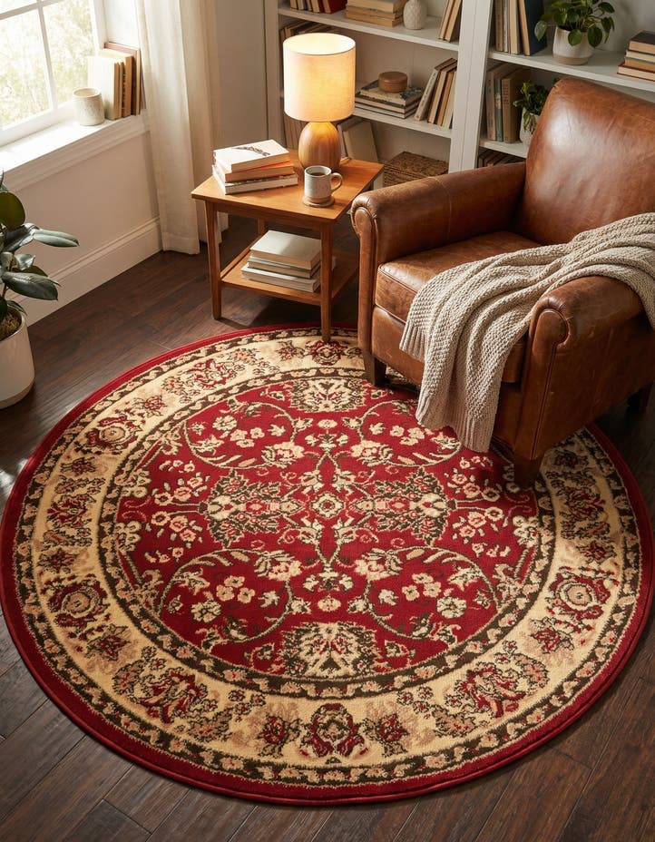 4' x 4' Yasmin Round Rug