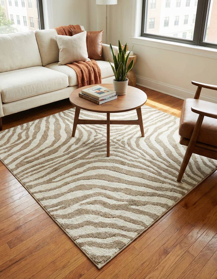 Detail image of  5' 3 x 5' 3 Finsbury Square Rug