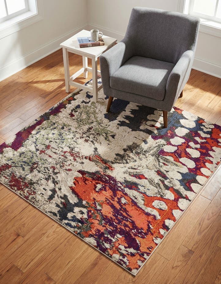 5' 3 x 5' 3 Washable Haerfest Square Rug