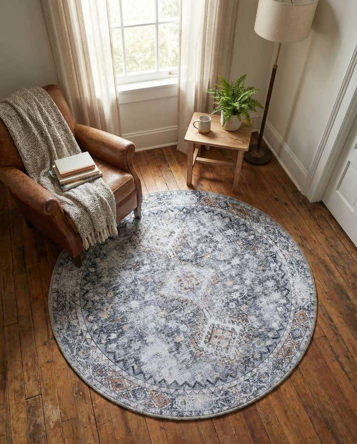 4' x 4' Yara Round Rug