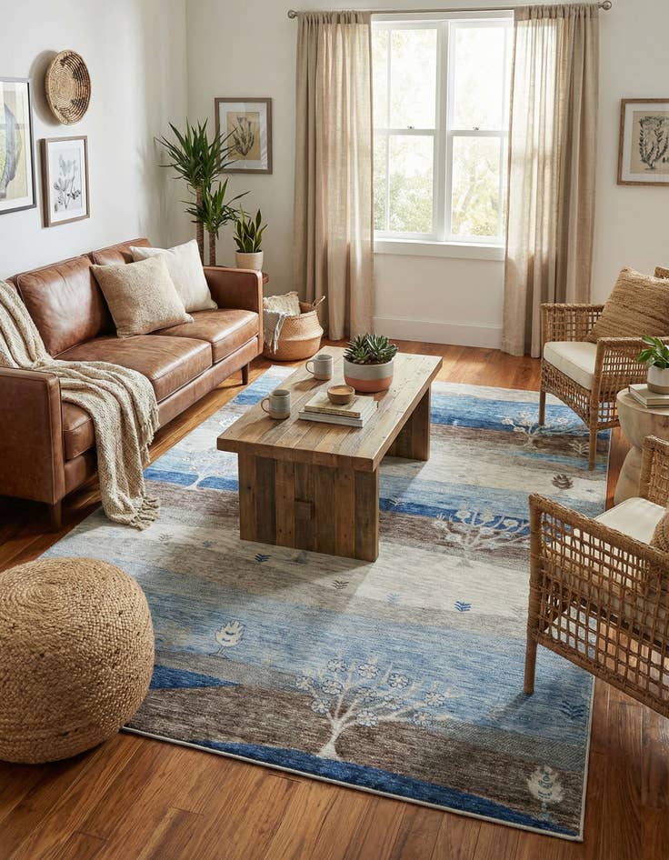 Detail image of 7' x 10' Gabbeh Rug