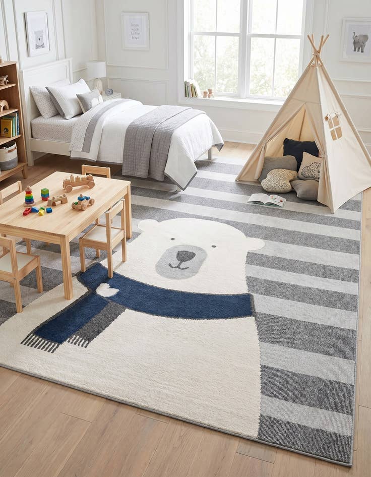 Detail image of 9' x 12' Whimsy Kids Rug
