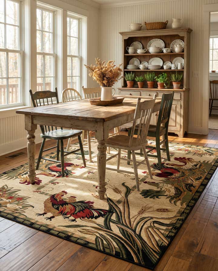 10' x 13' Pastoral Rug