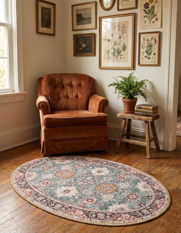 Detail image of 2' x 3' 1 Timeless Oval Rug