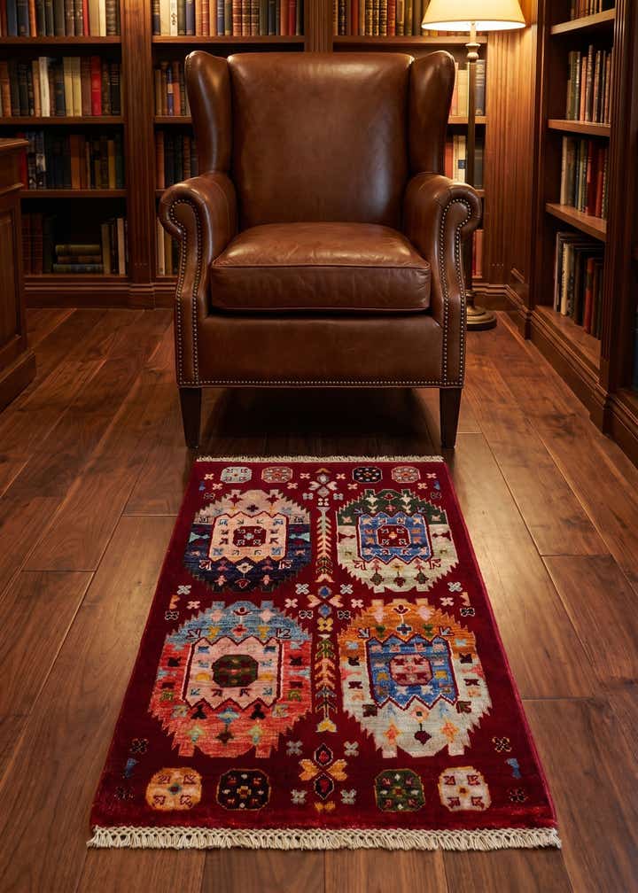 2' 1 x 3' Hand Knotted Ariana Ziegler Rug