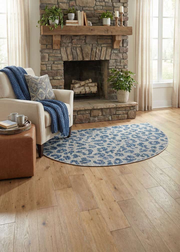 3' x 6' Easy-Clean Safari Indoor / Outdoor Hearth Rug
