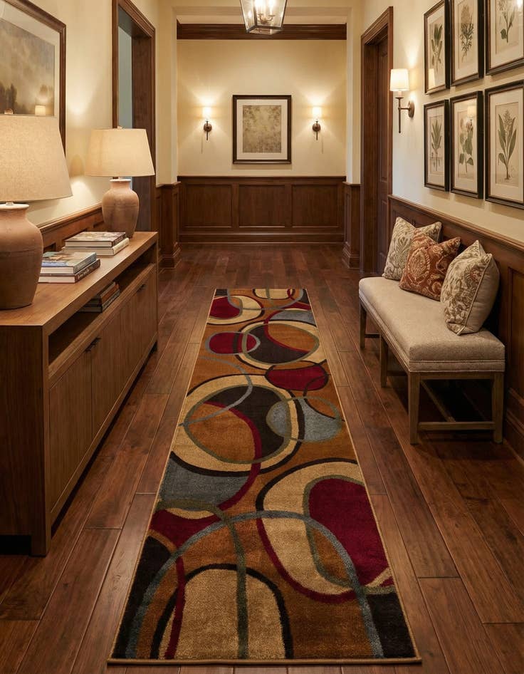 Detail image of 2' 7 x 12' Cafe Runner Rug