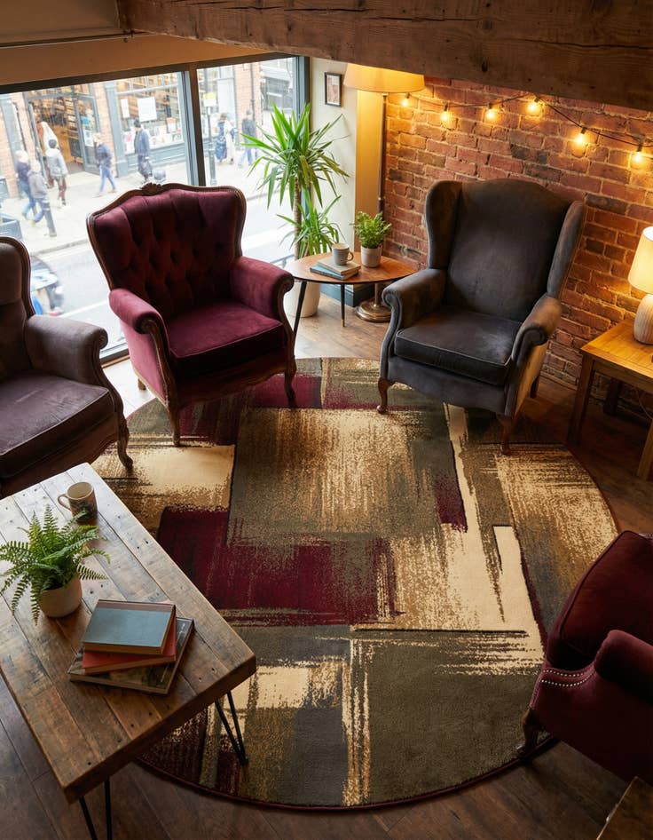 Detail image of 7' 10 x 7' 10 Cafe Round Rug