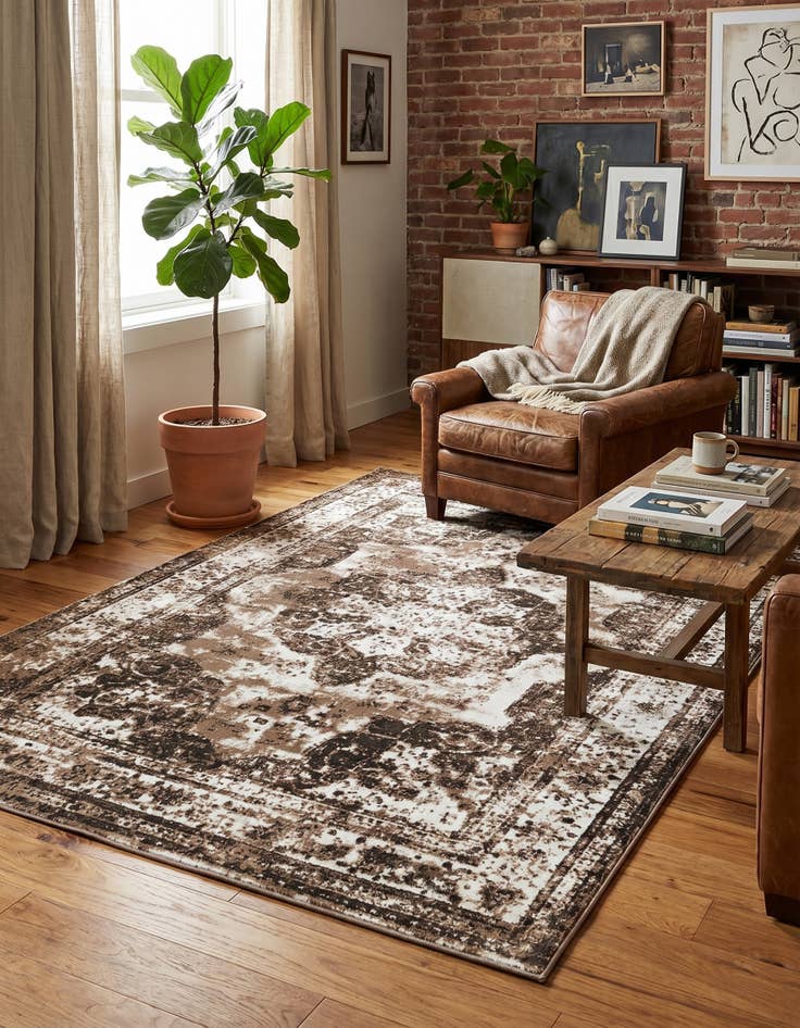 Detail image of 6' x 9' Monaco Rug With Pad Bundle