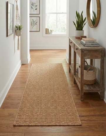 2' 2 x 6' Easy-Clean Modern Indoor / Outdoor Runner Rug