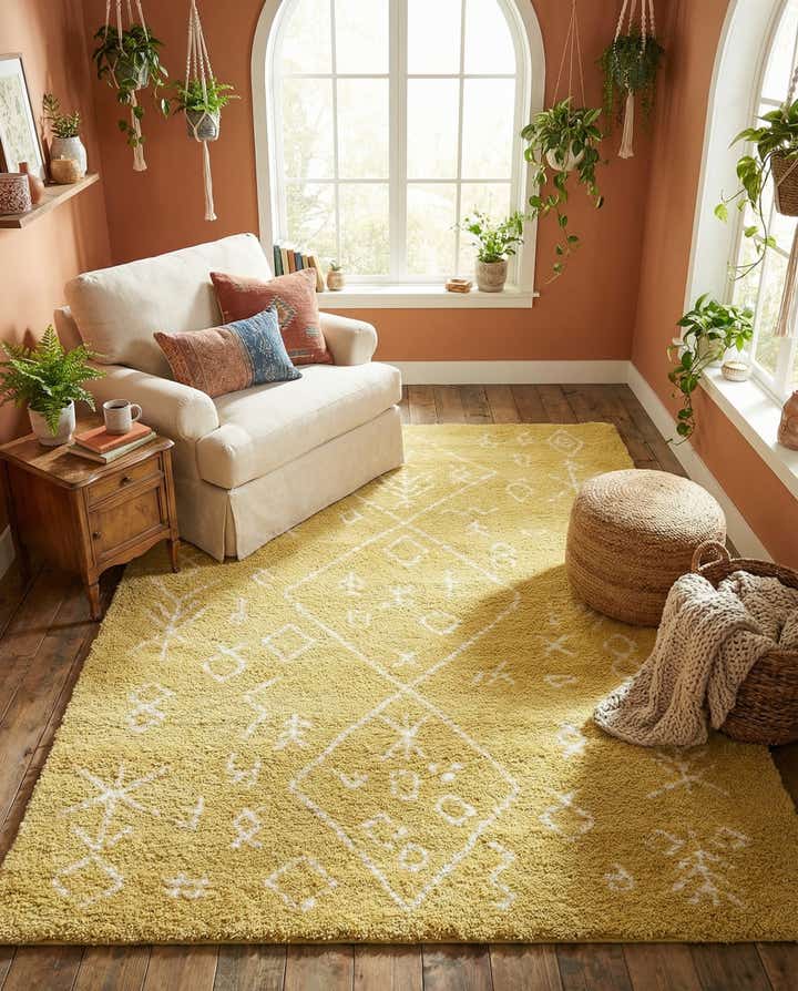 8' x 10' Moroccan Shag Rug