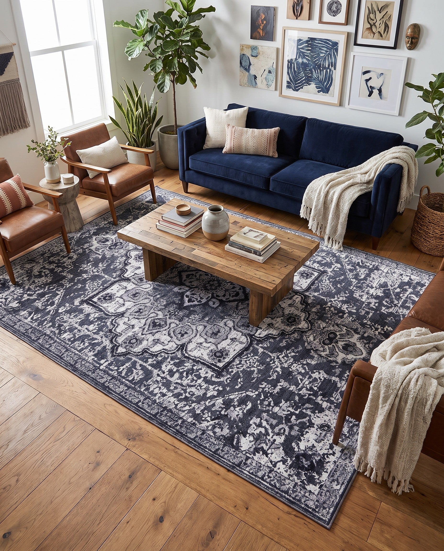 7' 10 x 11' Washable Francesca Rug