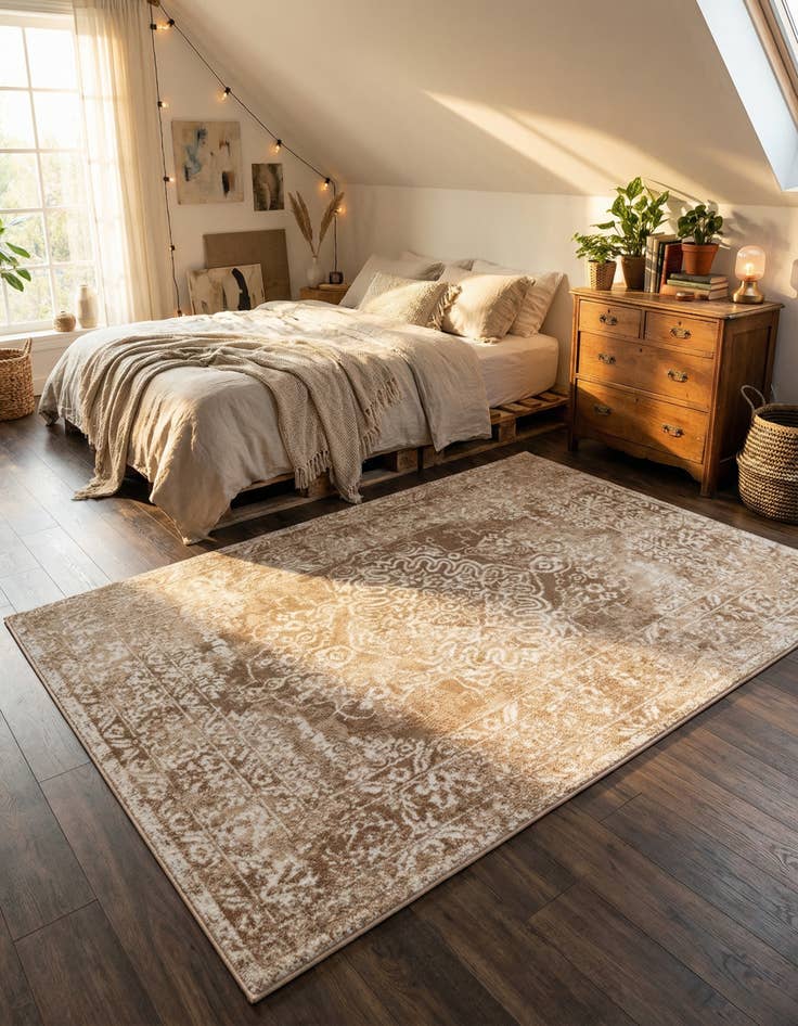 Detail image of 5' 3 x 8' Oxford Rug