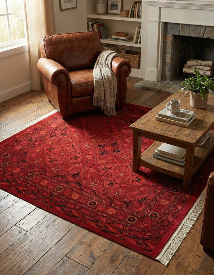Detail image of 7' 10 x 7' 10 Bokhara Square Rug