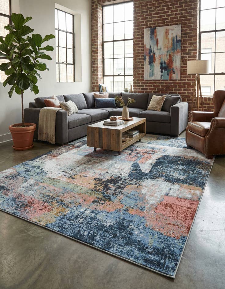 Detail image of 9' x 12' Kamala Washable Rug