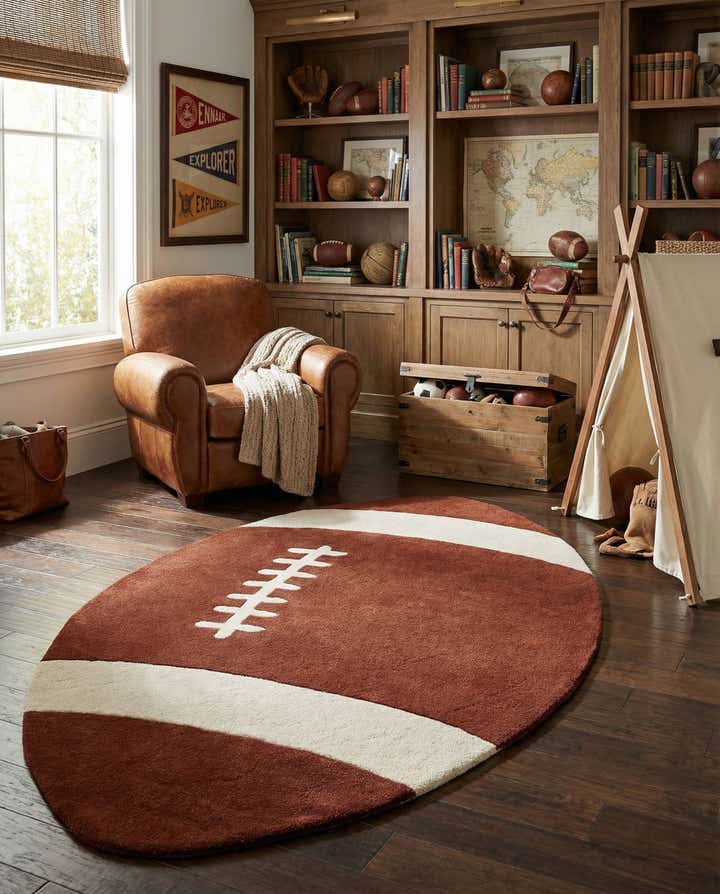 5' 11 x 10' 6 Playtime Kids Wool Freeform Rug