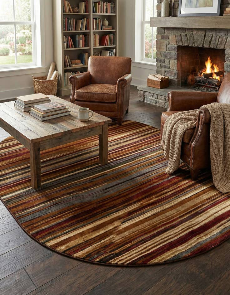 Detail image of 7' 10 x 10' Cafe Oval Rug