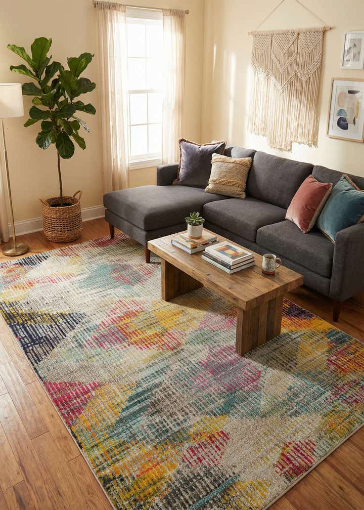 6' x 9' Washable Theia Rug