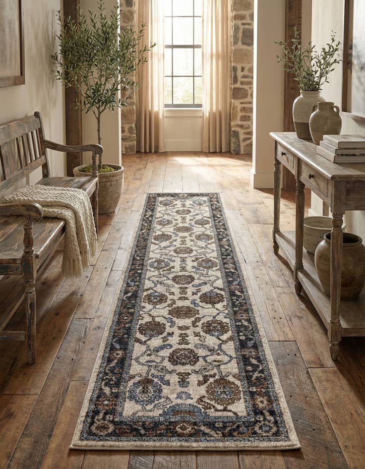 Detail image of 2' 7 x 12' Eco Traditional Runner Rug