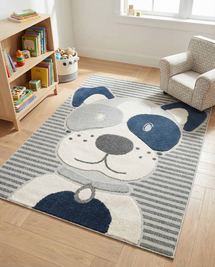 Detail image of 5' x 7' Whimsy Kids Rug