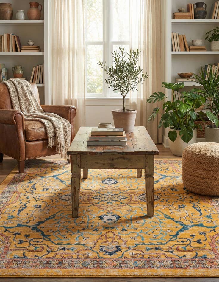 Detail image of 7' 10 x 7' 10 Lola Square Rug