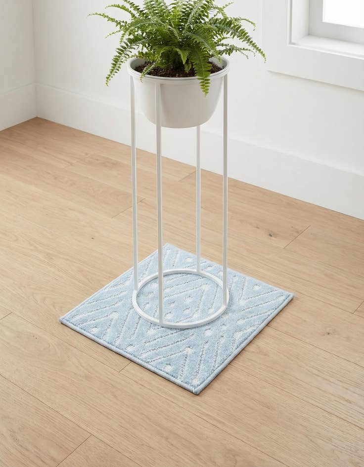 Detail image of 1' 8 x 1' 8 Washable Sabrina Soto Ella Indoor / Outdoor Sample Rug