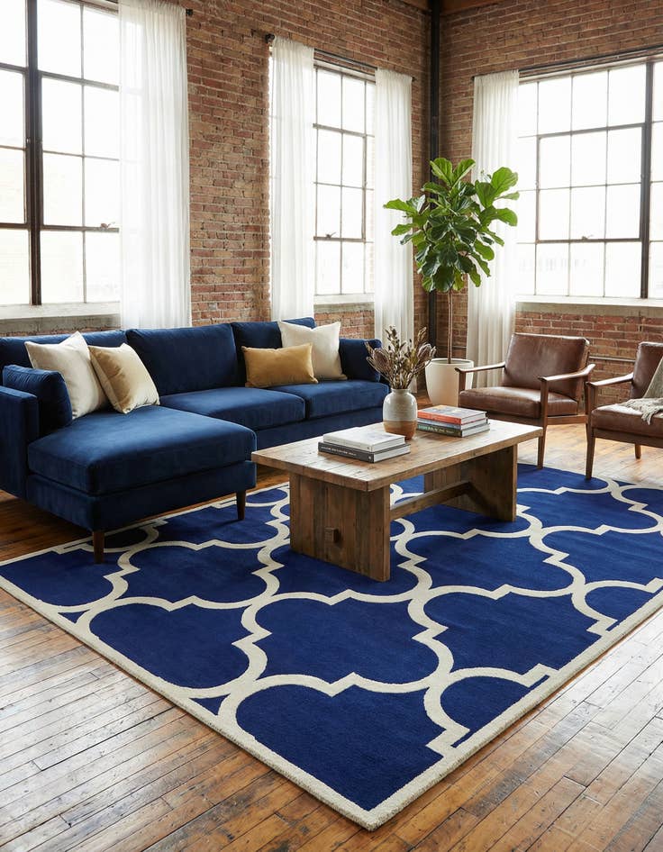 Detail image of 9' x 12' Trellis Rug