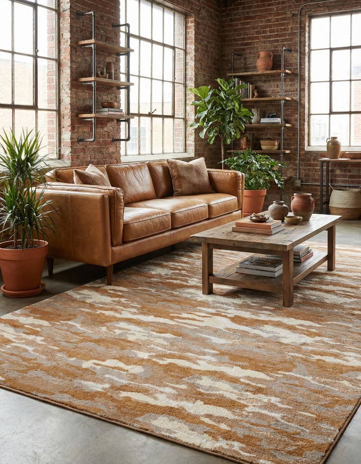 Detail image of 9' x 12' Sepia Rug