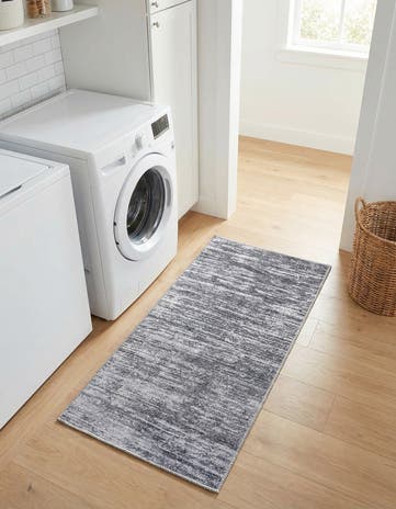 Gray Asha Runner Rug