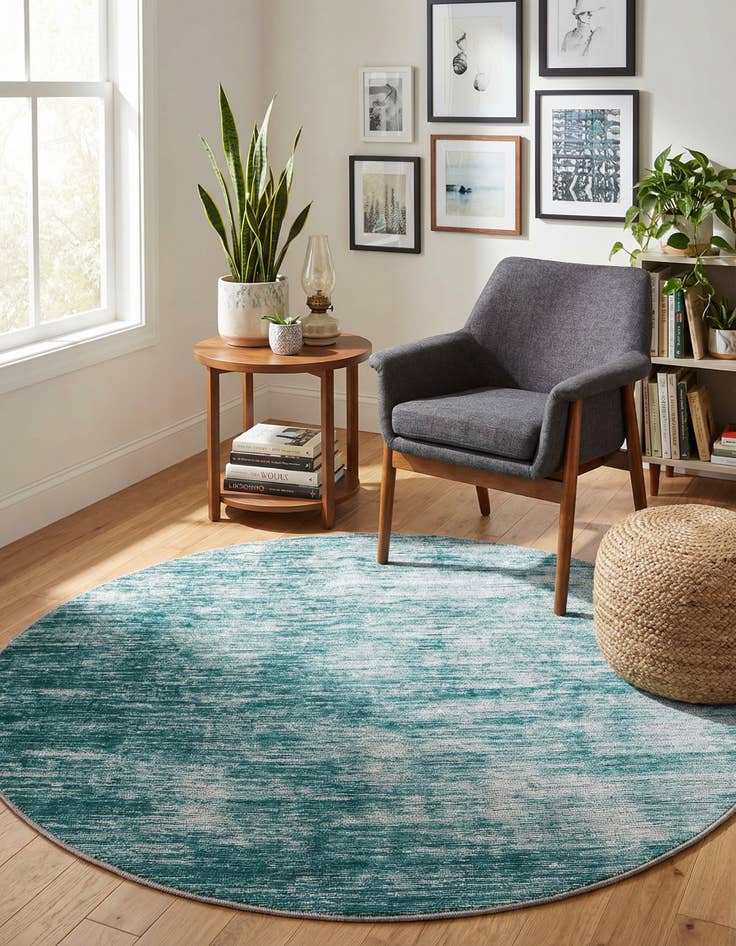 Detail image of  5' x 5' Asha Round Rug