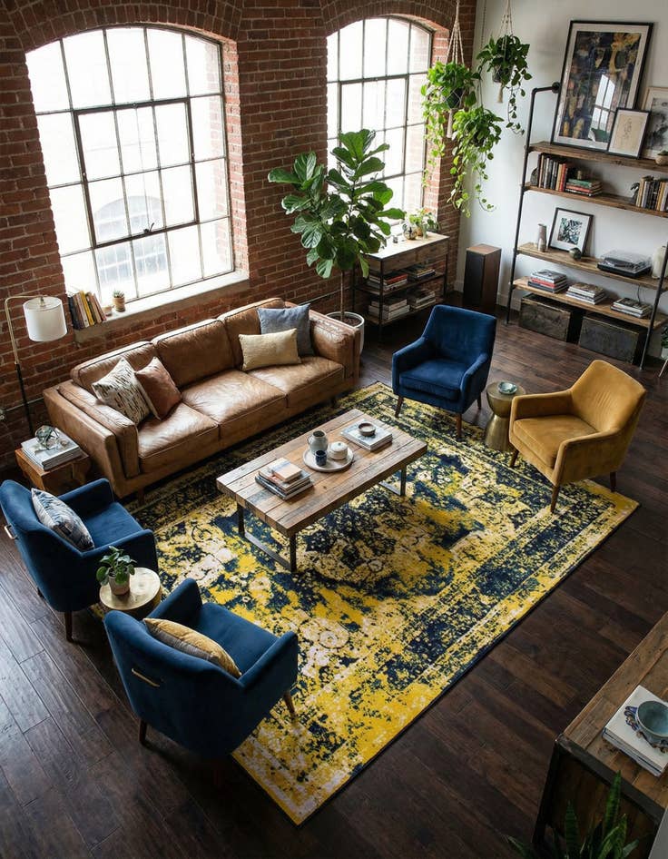 Detail image of 7' 10 x 10' Monte Carlo Rug