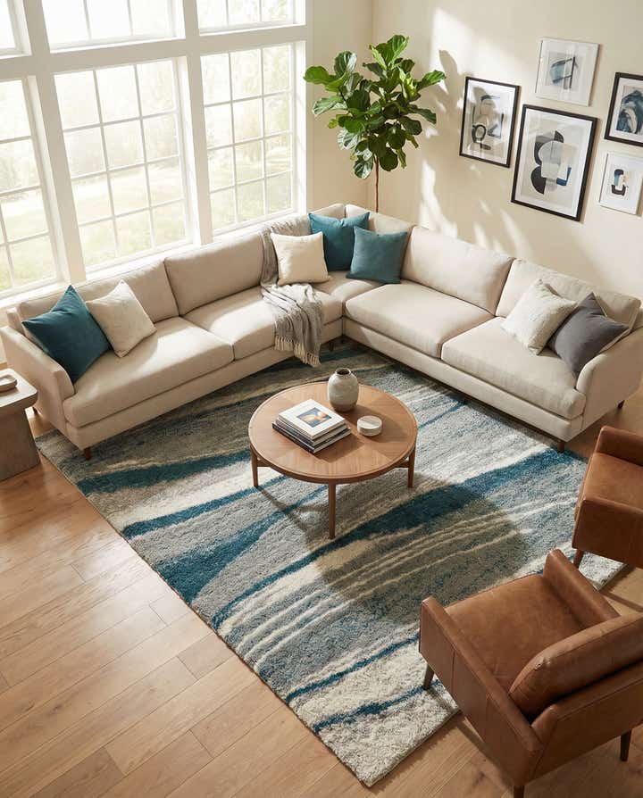 9' 10 x 14' Soft Touch Shag Rug