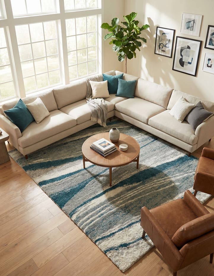 9' 10 x 14' Soft Touch Shag Rug