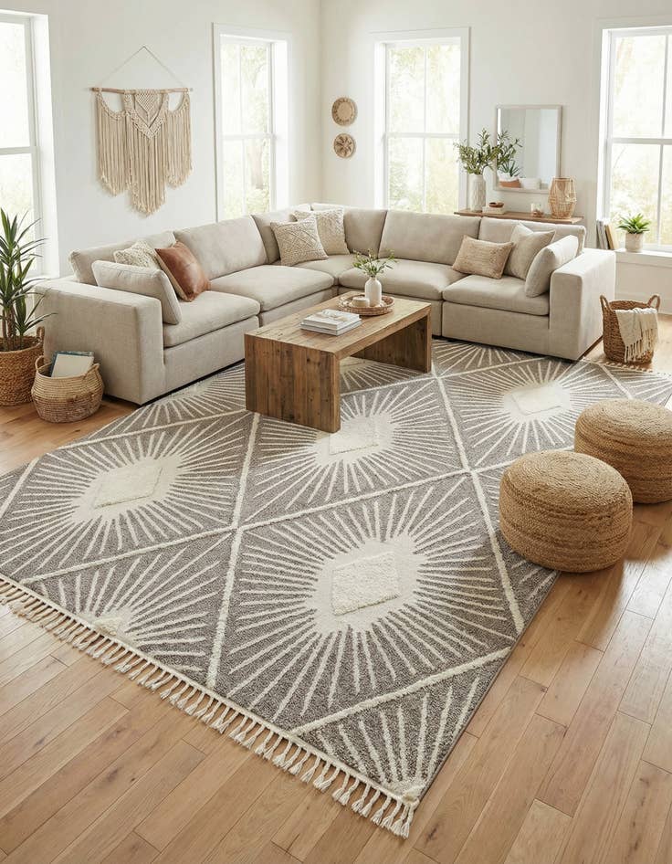 Detail image of  9' 6 x 14' 3 Boho Rug