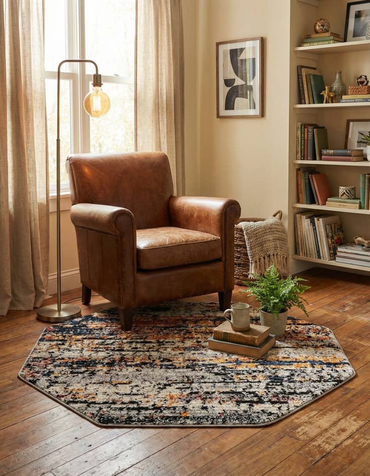 Detail image of 4' x 4' Tucson Octagon Rug