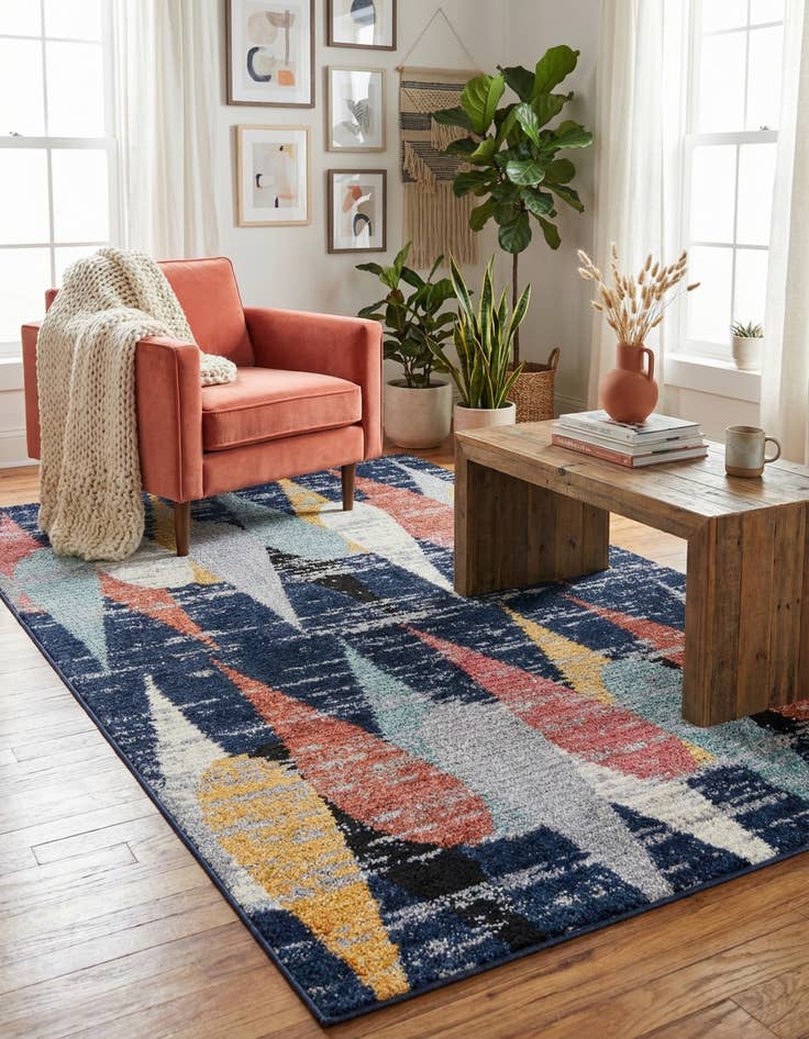 Detail image of  5' 3 x 8' Tagine Rug