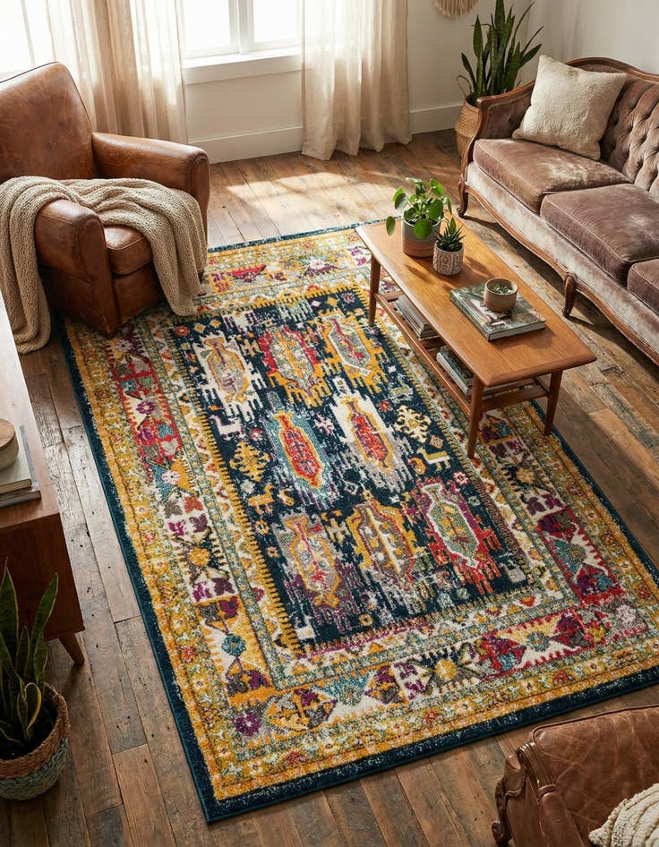 Detail image of 5' 3 x 8' Carrington Rug